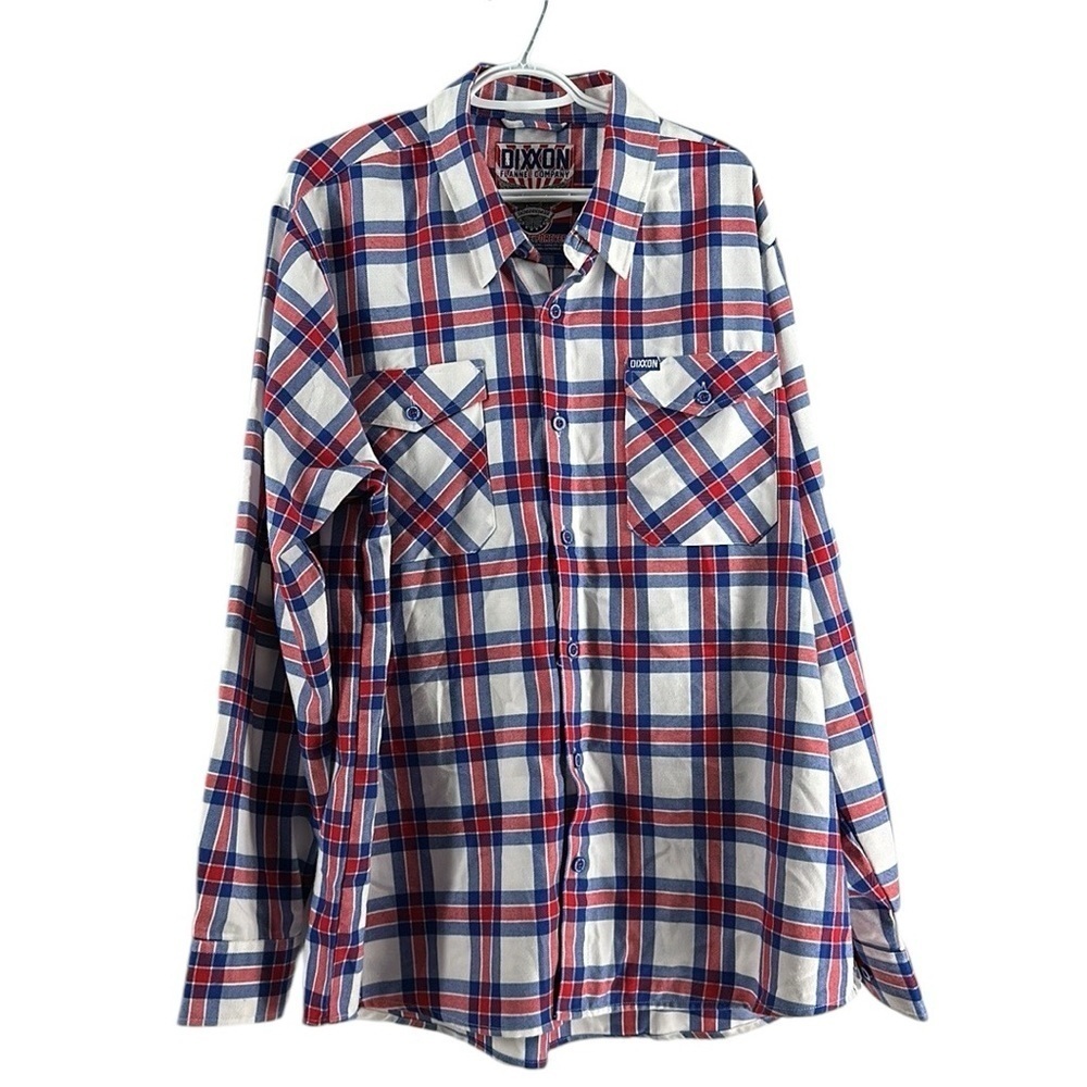 Dixxon Flannel shirt Company LIVE FREE FOREVER  Day independence USA 2X